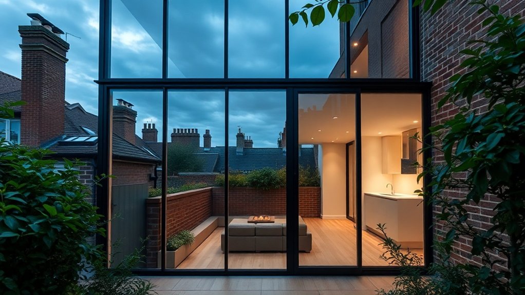 Glass Extension Walls Forest Hill
