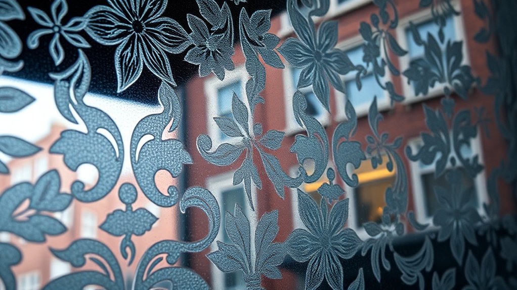 Patterned Decorative Glass Forest Hill