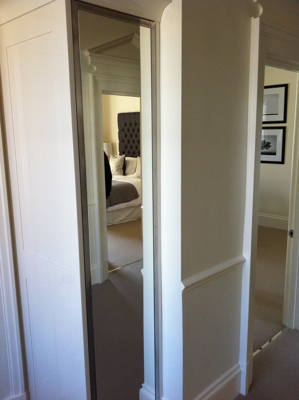 Full-length wardrobe mirror fitted in Forest Hill home