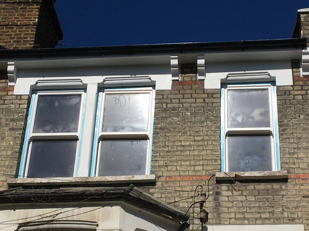 New uPVC sash windows fitted on Victorian terrace in Forest Hill